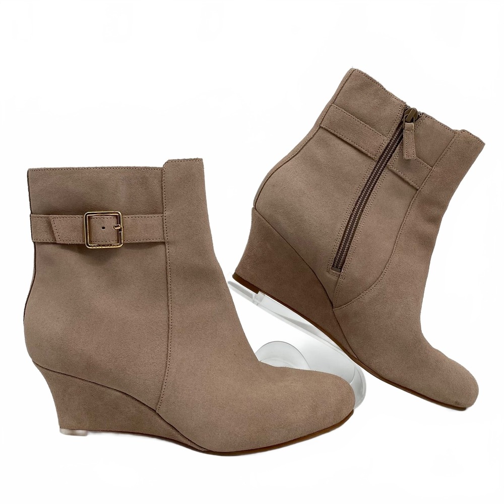 Cole Haan Tan Ankle Boots Wedge Bootie | Womens 8.5